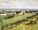 Theodore Robinson Canvas Paintings - Valley of the Seine